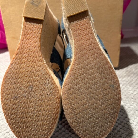 Michael Kors denim wedge sandals - Picture 4 of 4